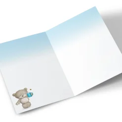 Card Factory Hugs Photo Father's Day Card - Bear With Brew And Shed