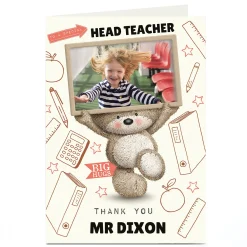 Card Factory Hugs Photo Upload Thank You Teacher Card - Special Teacher