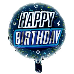 Discount 18-Inch Gaming Happy Birthday Foil Helium Balloon Kids Birthday Party|Balloons For Kids