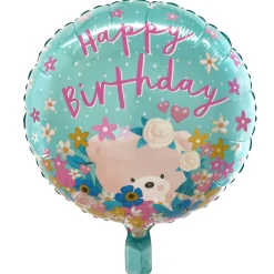 Card Factory 18-Inch Hugs Happy Birthday Foil Helium Balloon