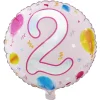Kids Card Factory 18-Inch Pink Age 2 Foil Helium Balloon