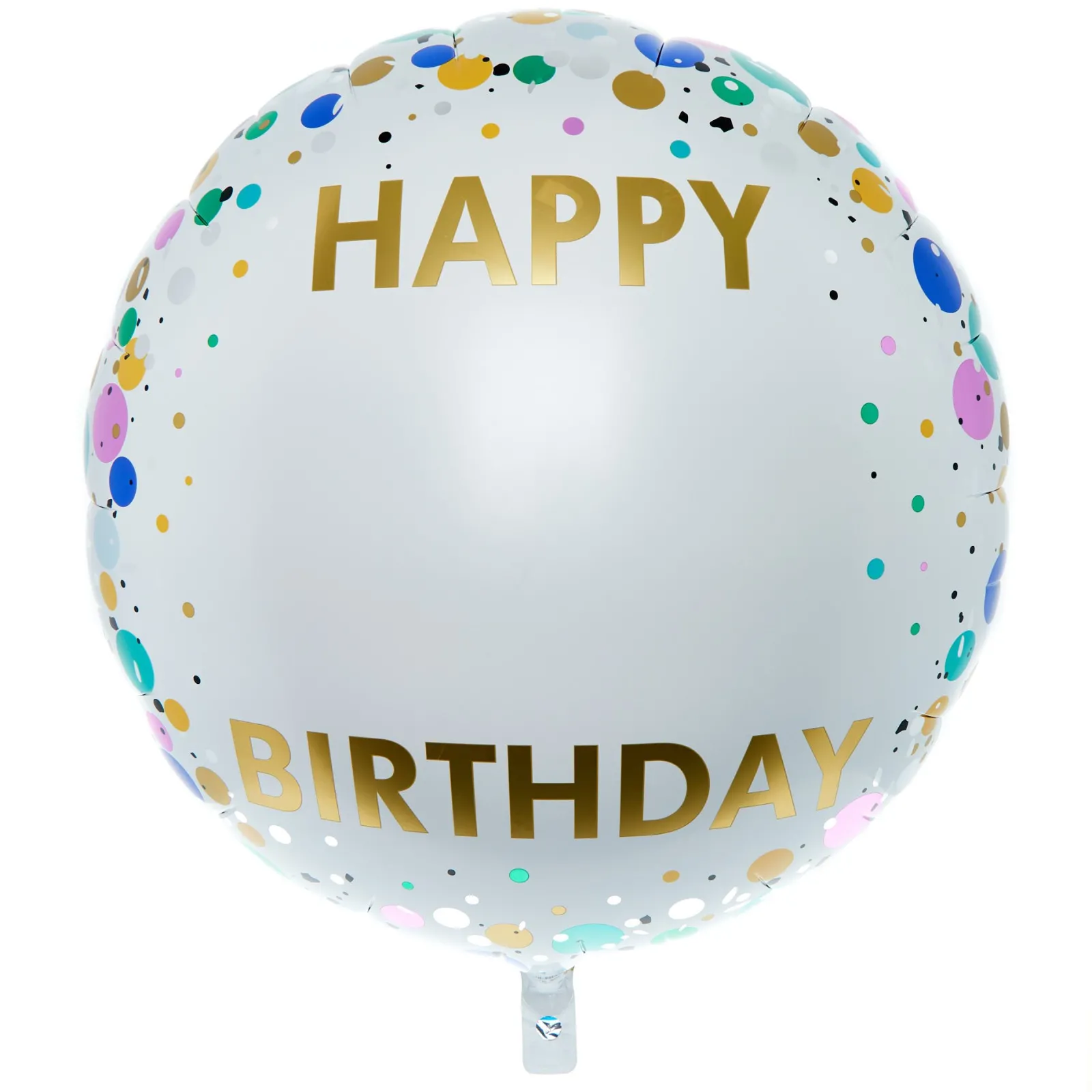 New 31-Inch Spotty Happy Birthday Foil Helium Balloon With Stickers Balloons For Him|Balloons For Her