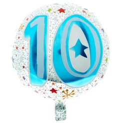 Hot 18-Inch Starry 10th Birthday Foil Helium Balloon Kids Birthday Party|Balloons For Kids