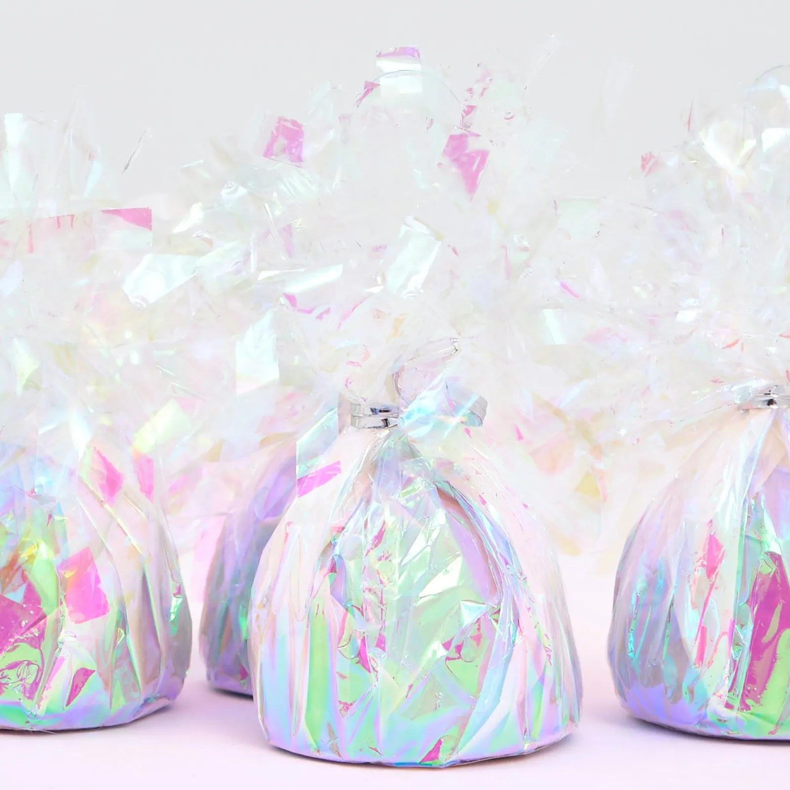 Kids Card Factory Iridescent Foil Balloon Weights - Pack of 12