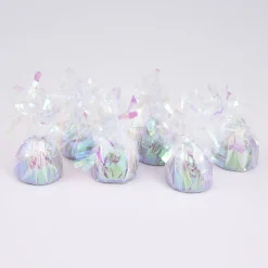 Kids Card Factory Iridescent Foil Balloon Weights - Pack of 12