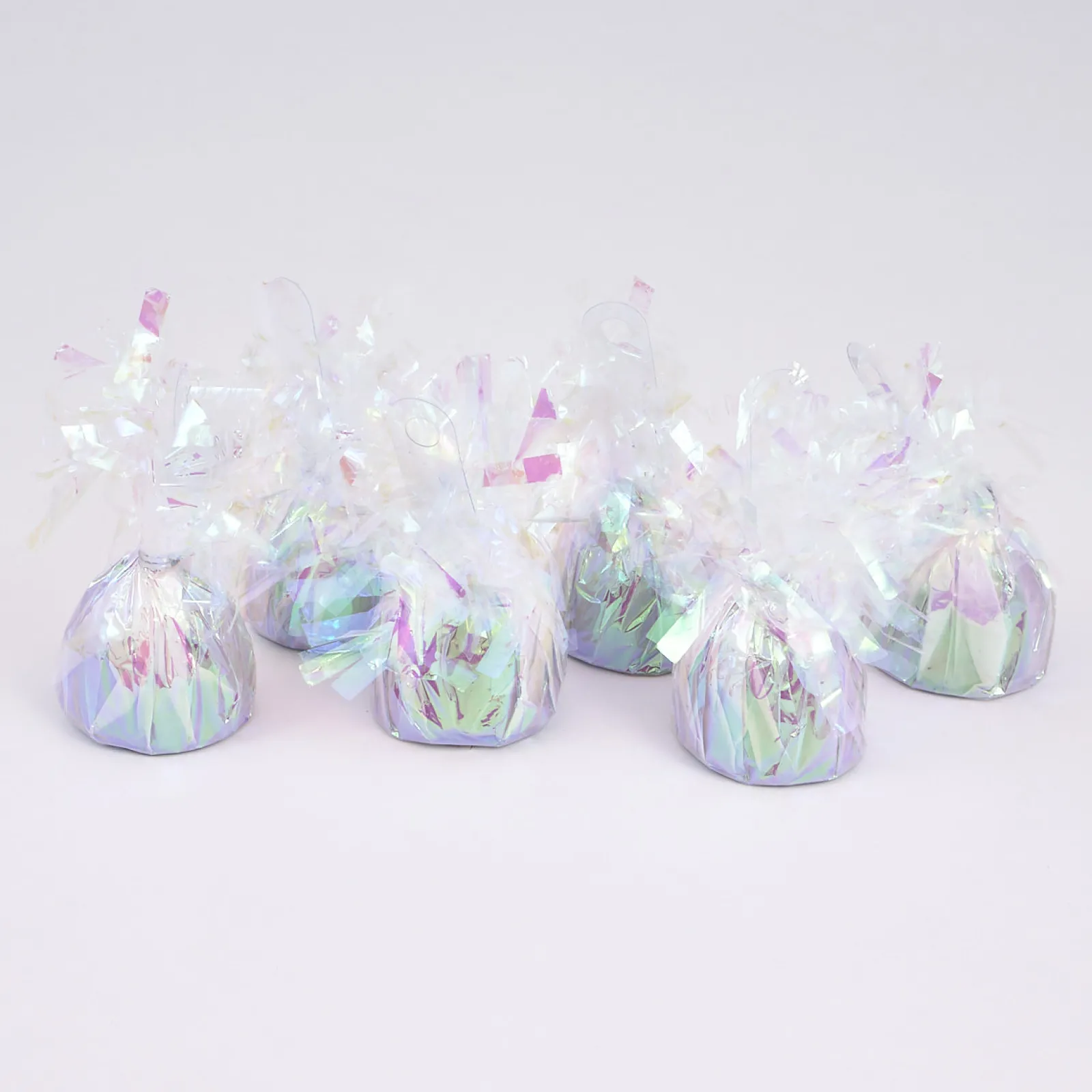 Kids Card Factory Iridescent Foil Balloon Weights - Pack of 12