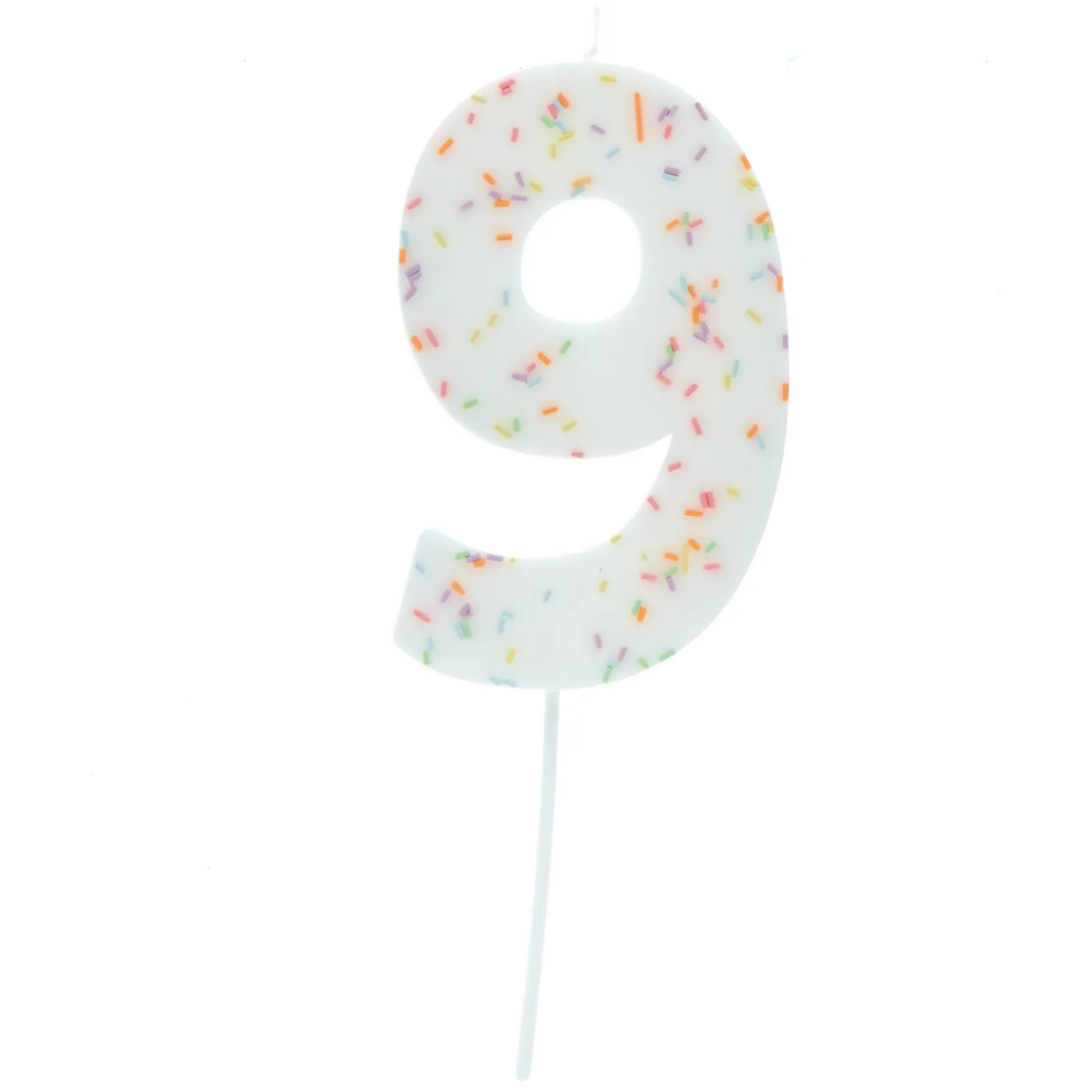 Online Jumbo Number '9' Sprinkle Candle Cake Candles|Birthday Party