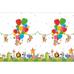 Discount Jungle Balloons Party Tableware & Decorations Bundle - 16 Guests Tableware|Birthday Party