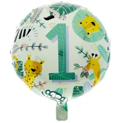 Kids Card Factory Jungle 1st Birthday Balloon Bouquet - DELIVERED INFLATED!