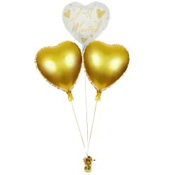 Card Factory Just Married Balloon Bouquet - DELIVERED INFLATED!