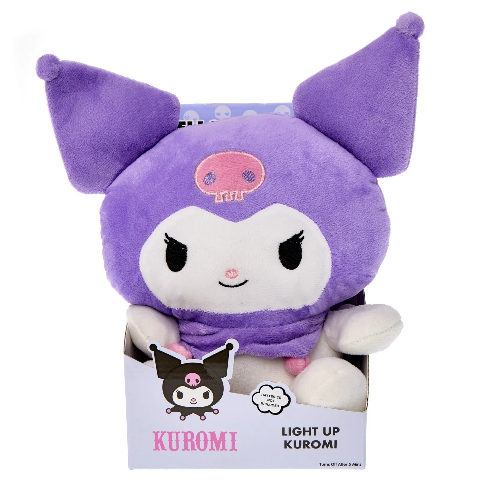 Kids Card Factory Kuromi Light Up Soft Toy