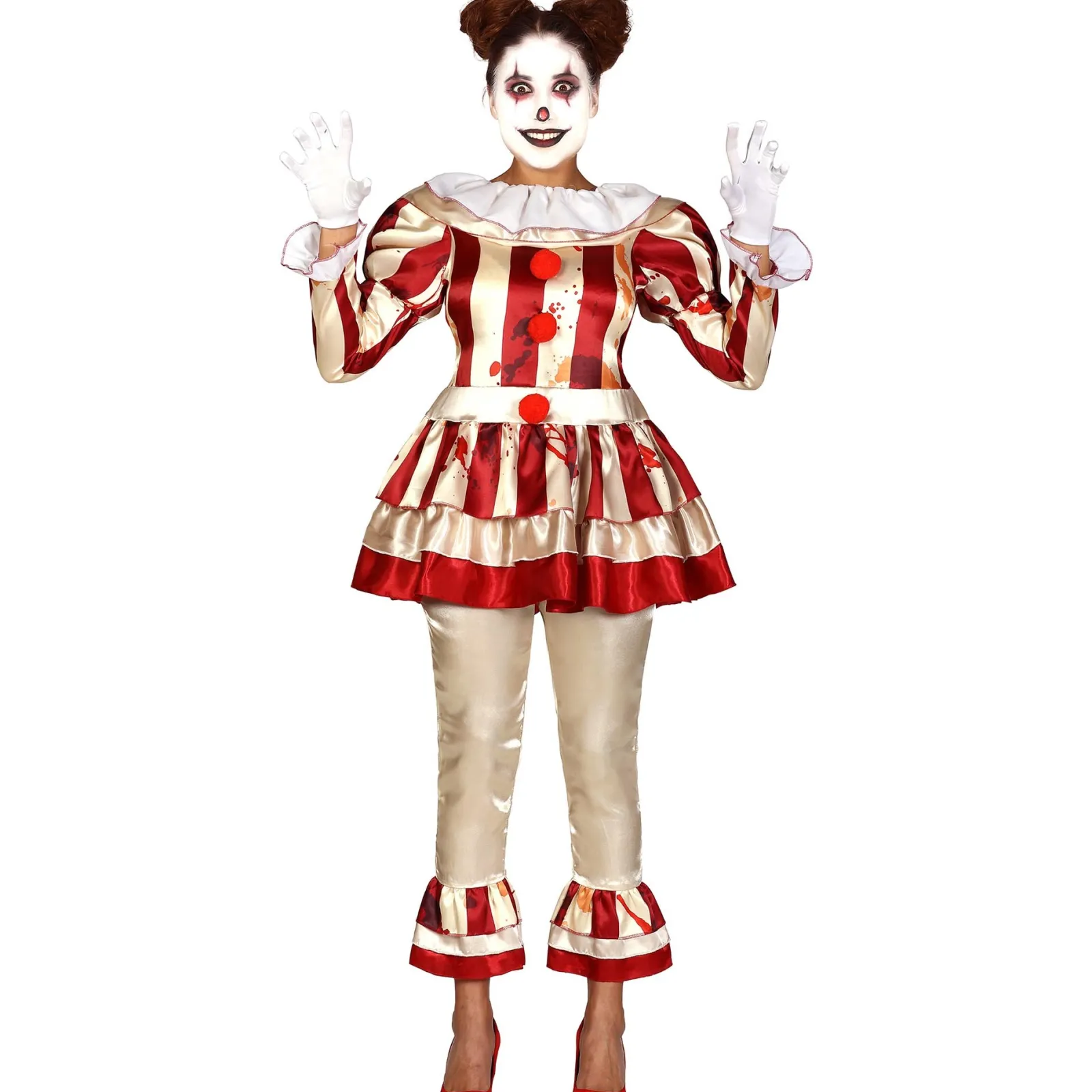 Card Factory Lady Killer Clown Adult Fancy Dress Costume