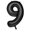 Sale Large 34-Inch Black Foil Helium Number 9 Balloon - Uninflated Anniversary Party|Balloons For Him