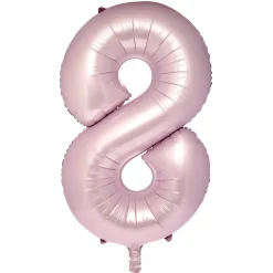 Hot Large 34-Inch Pale Pink Foil Helium Number 8 Balloon - Delivered Inflated Anniversary Party|Balloons For Her