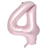 Sale Large 34-Inch Pale Pink Foil Helium Number 4 Balloon - Uninflated Birthday Party|Anniversary Party