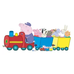 New Large Peppa Pig Grandpa Pig Train Cardboard Cutout Cardboard Cutouts|Birthday Party