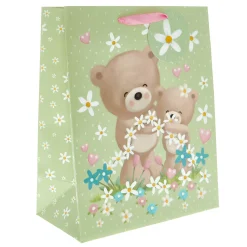 Clearance Large Portrait Garden Hugs Gift Bag Gift Wrap For Her|Birthday Gift Wrap