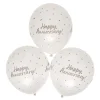 Card Factory Latex Happy Anniversary Balloons - Pack of 6