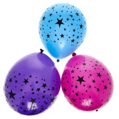 Kids Card Factory Latex Illooms Starry Light-Up Balloons - Pack of 5