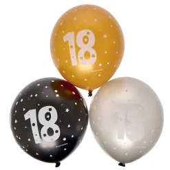 New Latex 18th Birthday Balloons - Pack of 6 18Th Birthday|Birthday Party