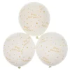 Kids Card Factory Latex White & Gold Happy Birthday Balloons - Pack of 6