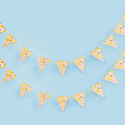 Card Factory Lemon & Gingham Flag Card Bunting