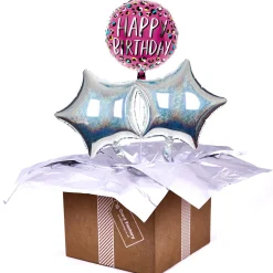 Online Leopard Print Happy Birthday Balloon Bouquet - DELIVERED INFLATED! Kids Birthday Party|Balloons For Kids