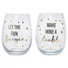Card Factory Let The Fun Be Gin Twin Tumbler Set