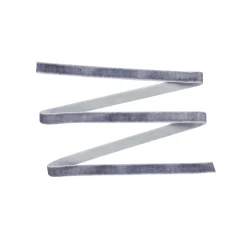 Card Factory Light Grey Velvet Ribbon 5m