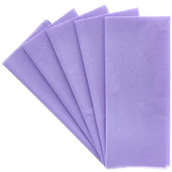 Kids Card Factory Lilac Glitter Tissue Paper - 6 Sheets