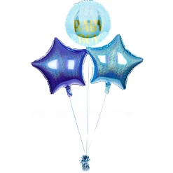 Kids Card Factory Little Baby Boy Balloon Bouquet - DELIVERED INFLATED!