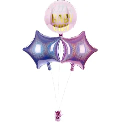 Kids Card Factory Little Baby Girl Balloon Bouquet - DELIVERED INFLATED!