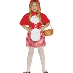 Card Factory Little Red Girl Children's Fancy Dress Costume