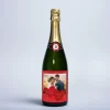 Best Luxury Personalised Champagne - Photo Red Love Hearts Photo Gifts|Anniversary Gifts