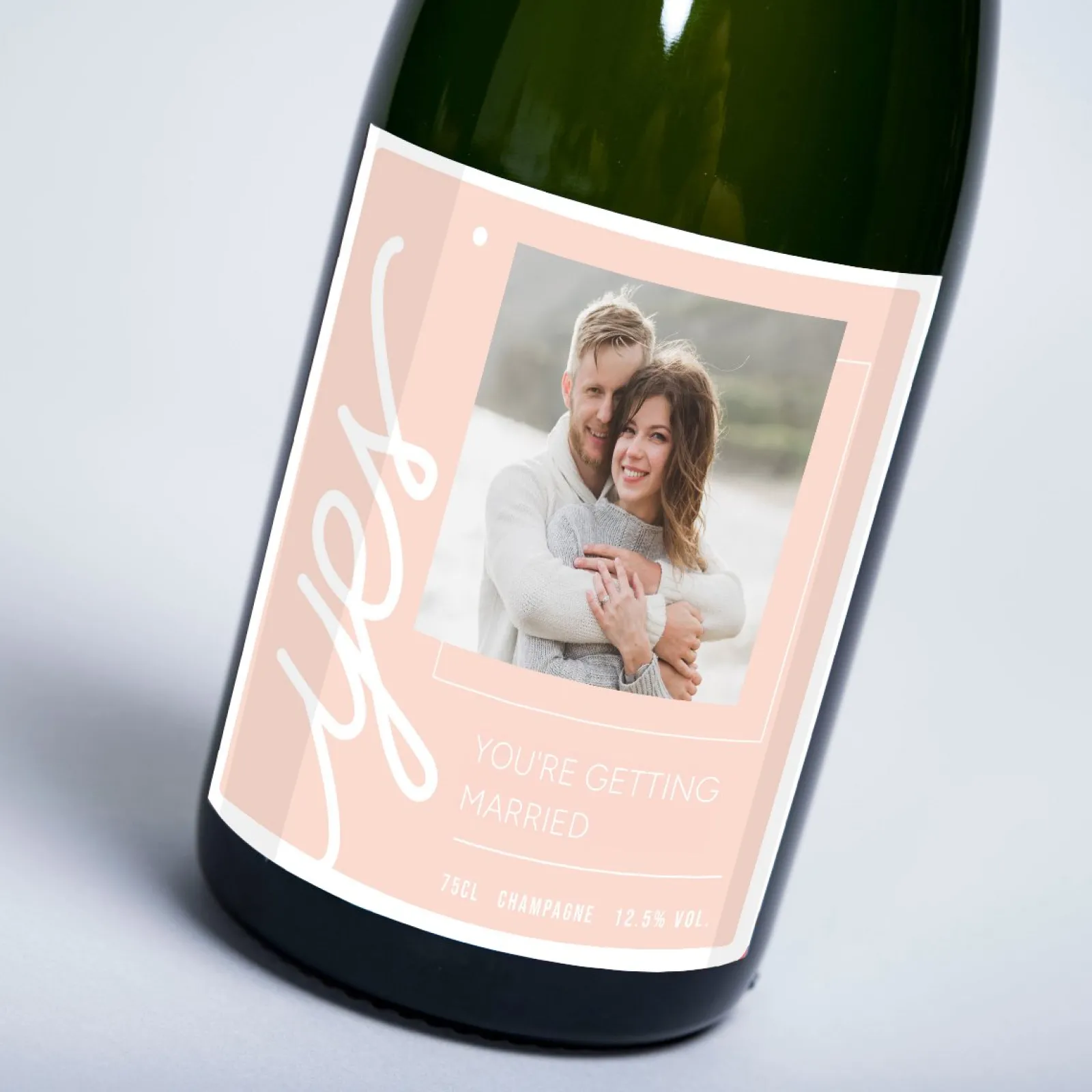 Discount Luxury Personalised Champagne - Just Married Wedding|Photo Gifts