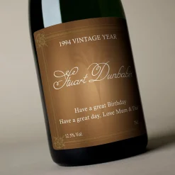 Best Luxury Personalised Vintage Their Year Champagne Birthday Gifts|Gifts For Him