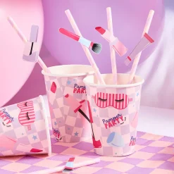 Card Factory Make Up Paper Straws - Pack of 16