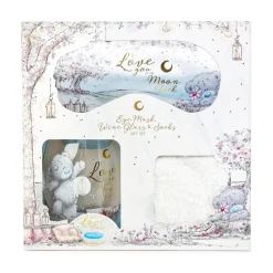 Me to You Tatty Teddy Eye Mask, Wine Glass and Socks Gift Set Gift Sets|Christmas Gifts