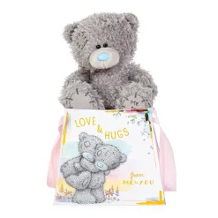 Sale Me to You Tatty Teddy 'Love & Hugs' Bear in a Gift Bag Soft Toys|Anniversary Gifts
