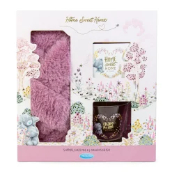 Card Factory Me to You Tatty Teddy Slippers, Glass Mug & Tealights Gift Set