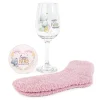 Hot Me to You Tatty Teddy Wine Glass, Coaster & Socks Gift Set Gift Sets|Christmas Gifts