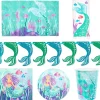 Clearance Mermaid Party Tableware & Decoration Bundle - 16 Guests Tableware|Birthday Party