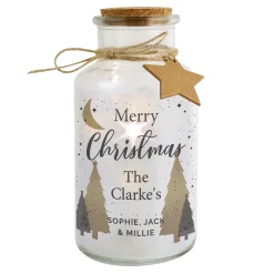 Hot Merry Christmas Decorative LED Light-Up Glass Jar Gifts For Couples|Gifts For Him