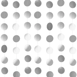 Metallic Circle Card Backdrop 20m (3 Colour Options) Birthday Party