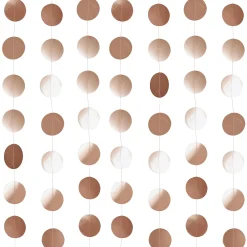 Metallic Circle Card Backdrop 20m (3 Colour Options) Birthday Party