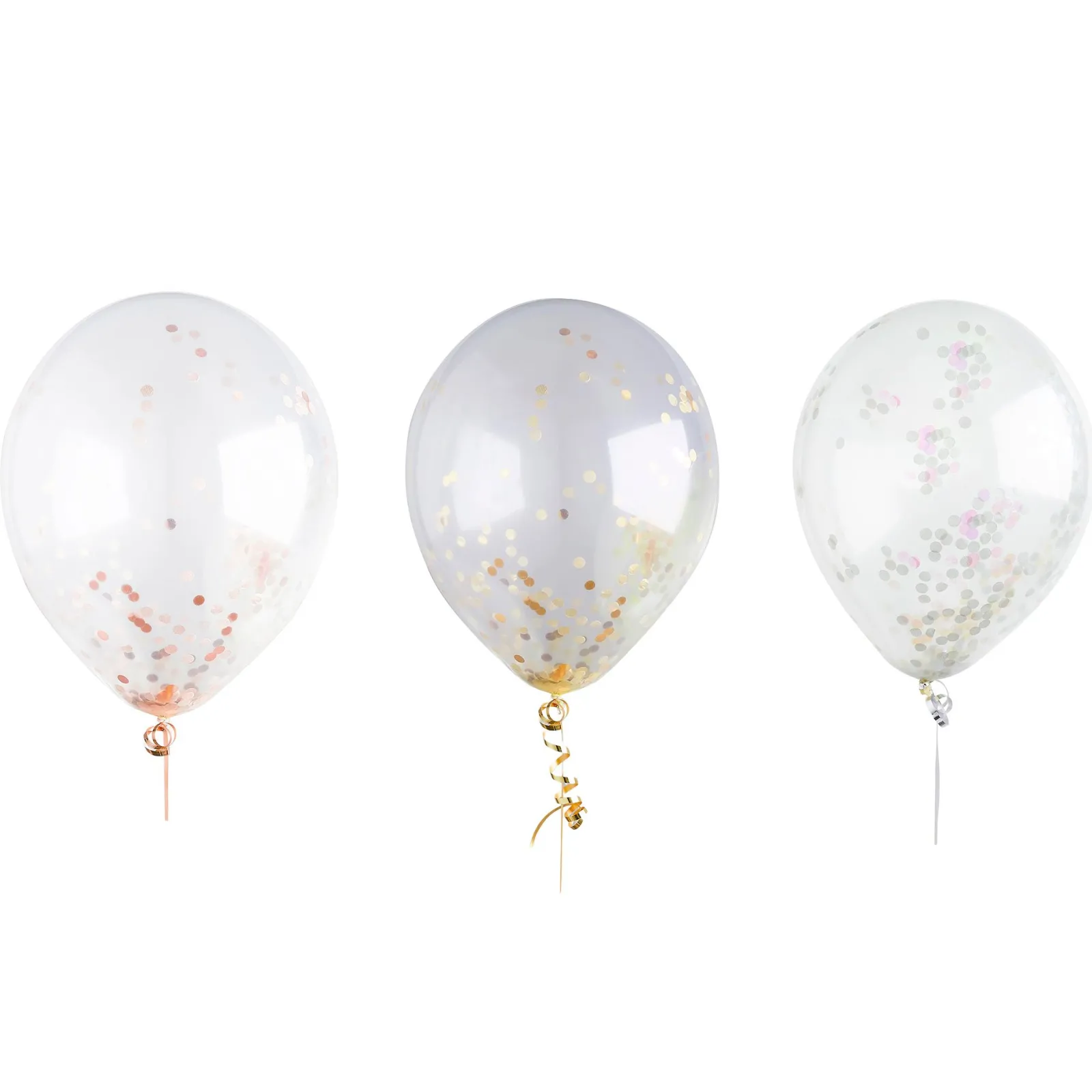 Best Metallic Confetti Latex Balloons - Pack of 5 (3 Colour Options) Kids Balloons For Kids|Balloons For Him