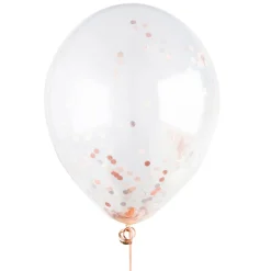 Best Metallic Confetti Latex Balloons - Pack of 5 (3 Colour Options) Kids Balloons For Kids|Balloons For Him