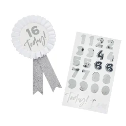 Metallic Customisable Birthday Badge (3 Colour Options) Badges|Birthday Party