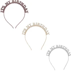 Card Factory Metallic It's My Birthday Glitter Headband (3 Colour Options)