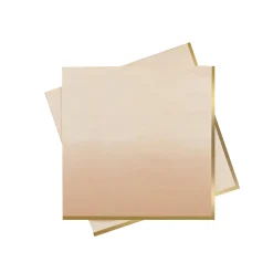 Card Factory Metallic Ombre Paper Napkins - Pack of 16 (3 Colour Options)
